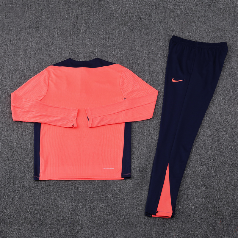 2024-25 Barcelona Half-Pull Training Suit Jersey Set