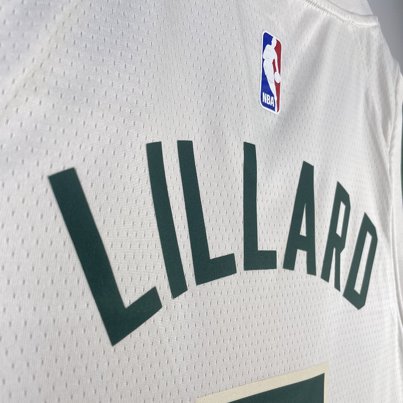 2019 NBA Milwaukee Bucks (0 LILLARD) Basketball Jersey