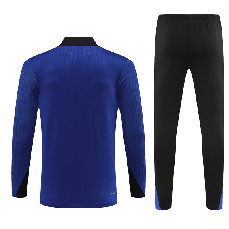 2024-25 Barcelona Half-Pull Training Suit Jersey Set