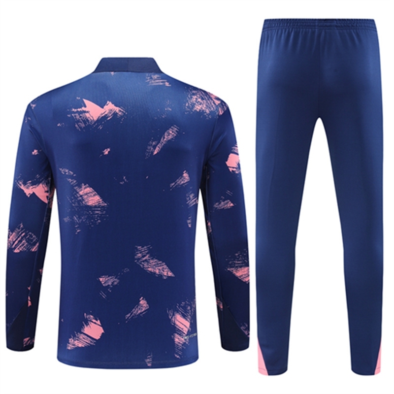2024-25 PSG Jordan Paris Royal Blue Long Sleeve Training Suit