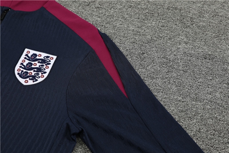 2024-25 England Royal Blue【Player】Long Sleeve Training Suit