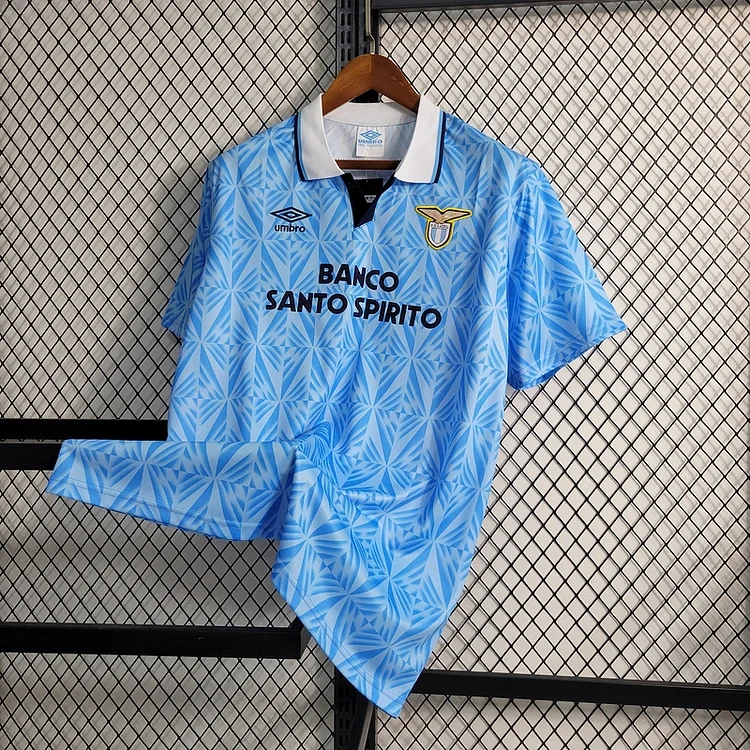Retro 1991 Lazio Home Football jersey retro