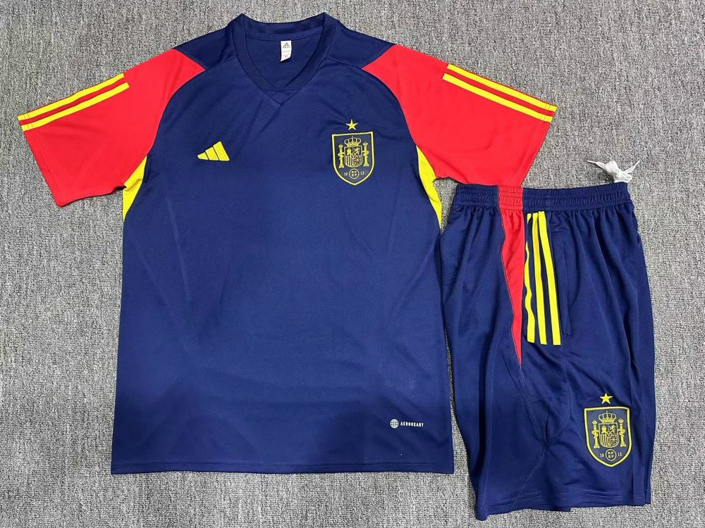 23-24 Spain short-sleeved training clothes