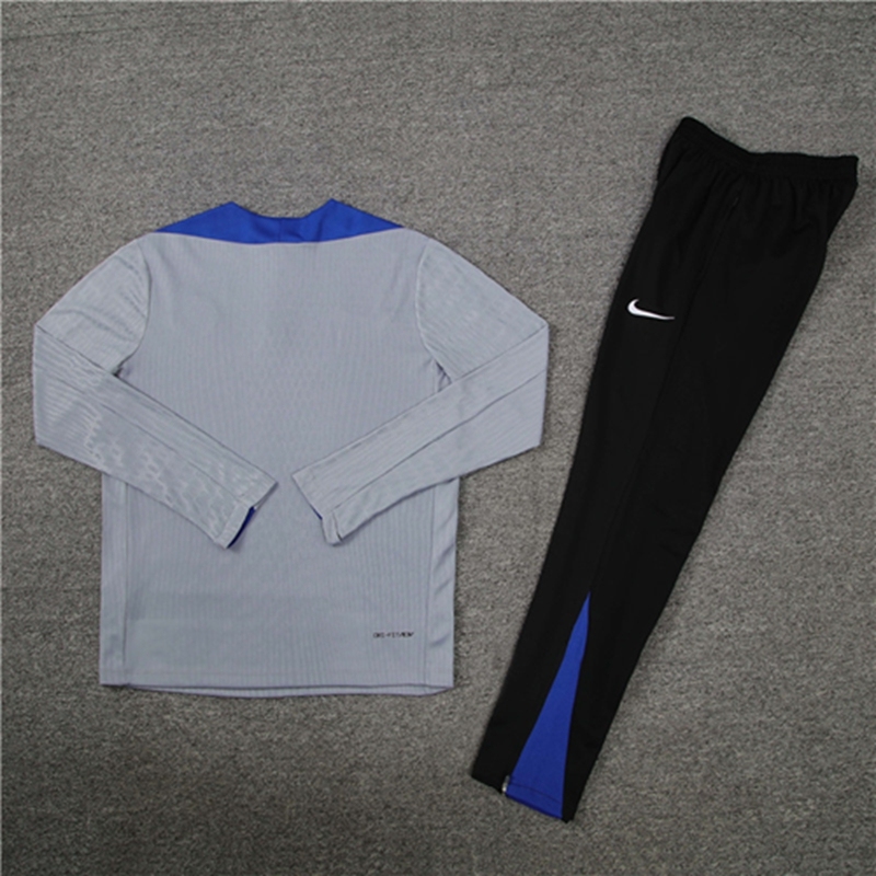 2024-25 Inter Milan Light Grey 【Player】 Long Sleeve Training Suit