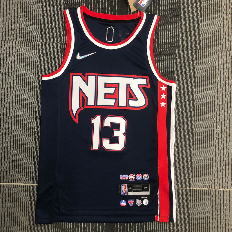 2022 NBA Brooklyn Nets (13 HARDEN) Basketball Jersey