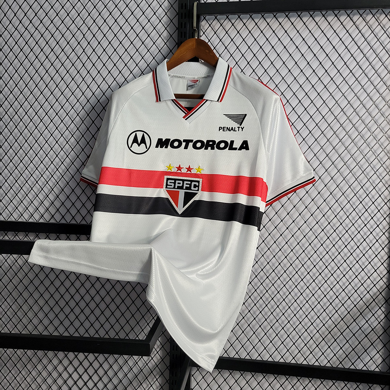 Retro 2000 season Sao Paulo home   Football jersey retro