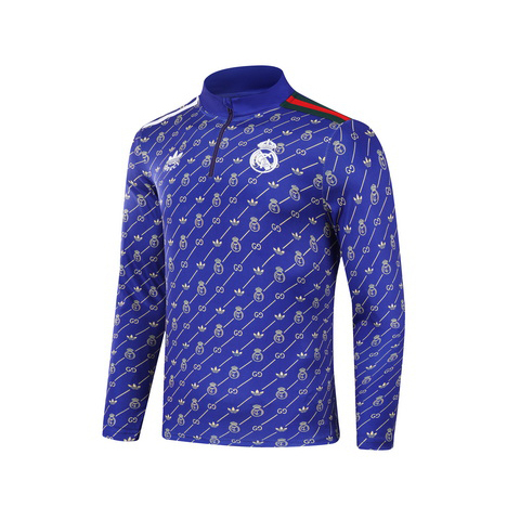 2024-25 Real Madrid Purple Joint Edition Long Sleeve Training Suit