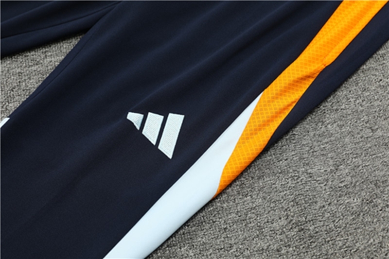2024-25 Real Madrid Light Blue Long Sleeve Training Suit