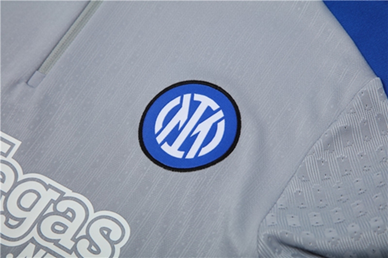 2024-25 Inter Milan Light Grey 【Player】 Long Sleeve Training Suit
