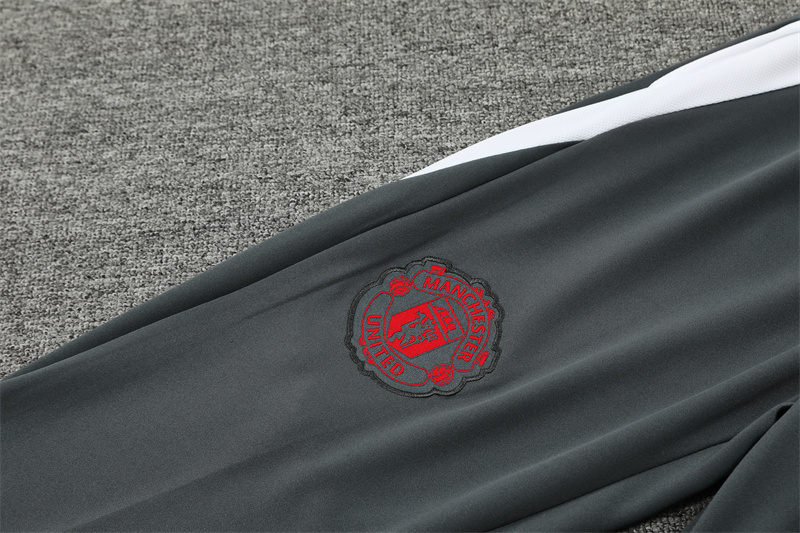 2024-25 Manchester United Dark Grey [Player] Long Sleeve Training Suit