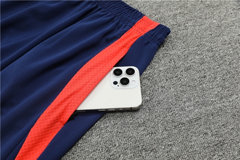 2024-25 Manchester United Orange Red Long Sleeve Training Suit