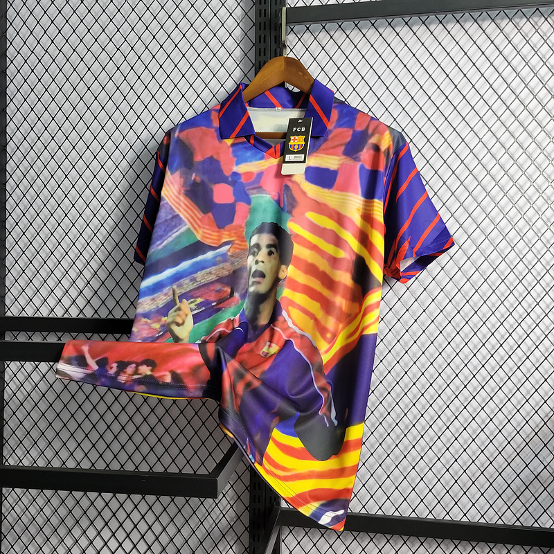 Retro FC Barcelona 1993-94 Romario Jersey   Football jersey retro