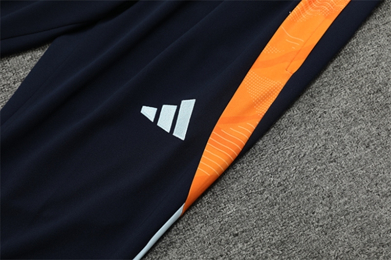 2024-25 Real Madrid Light Blue Long Sleeve Training Suit
