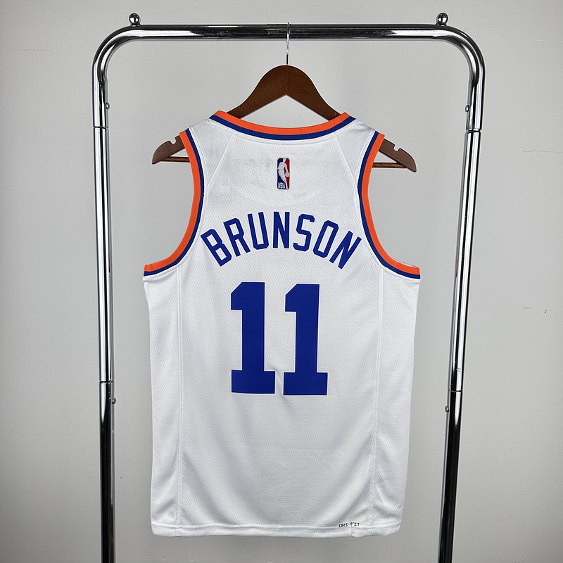 2022 New York Knicks 11 BRUNSON Basketball Jersey