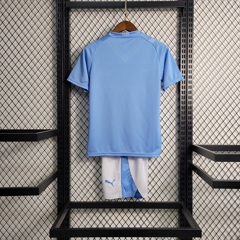 2023-24 Kids Manchester City Home Football jersey