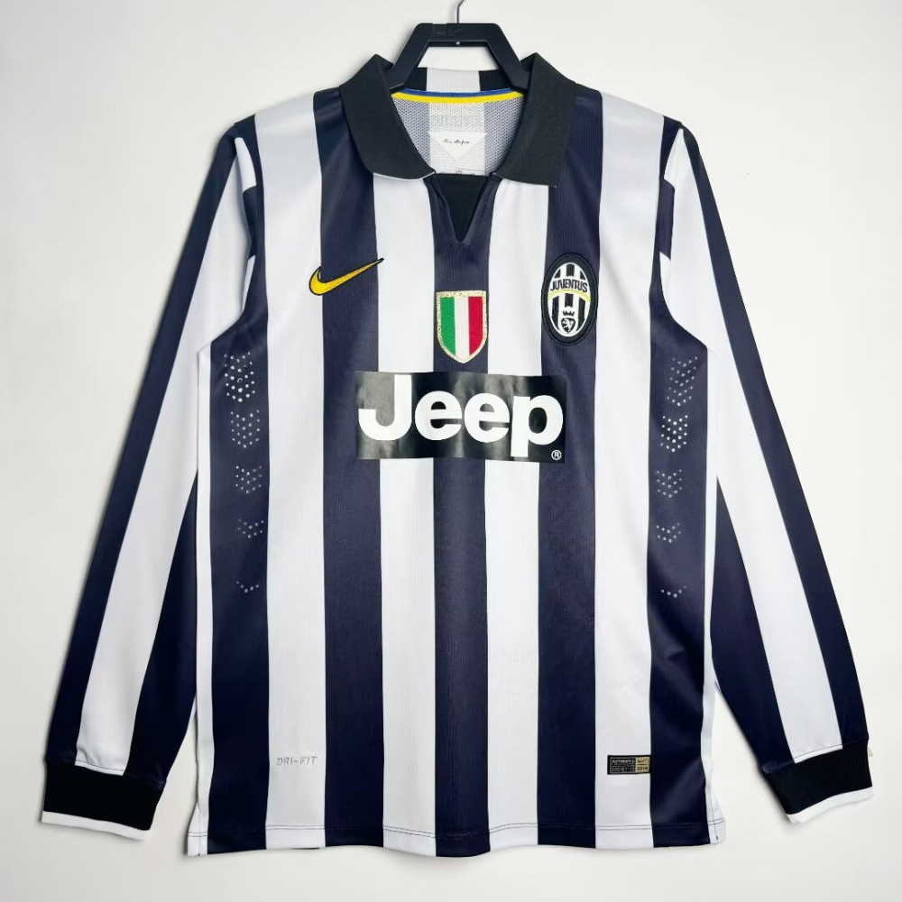 Retro 2014-15 Juventus Home PIRLO TEVEZ POGBA Football jersey retro