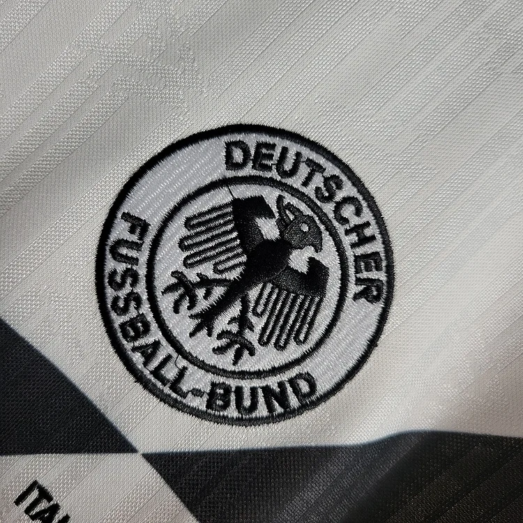 Retro 1990 Germany Home + 9#VOLLER 10#MATTHAUS Football jersey retro