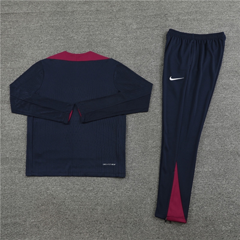 2024-25 England Royal Blue【Player】Long Sleeve Training Suit