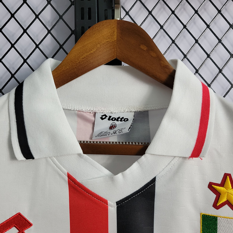 Retro 1996-97 AC Milan away BAGGIO BARESI VIEIRA ALBERRTINI Football jersey