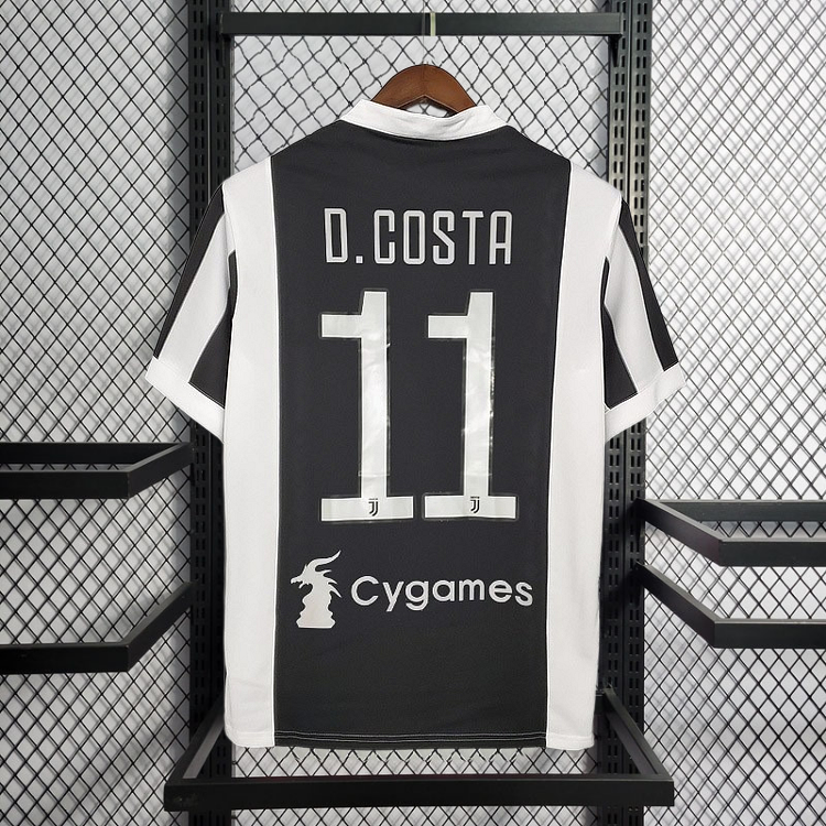 Retro 2017-18 Juventus home Higuian Khedira Bonucci Dybala Football jersey retro