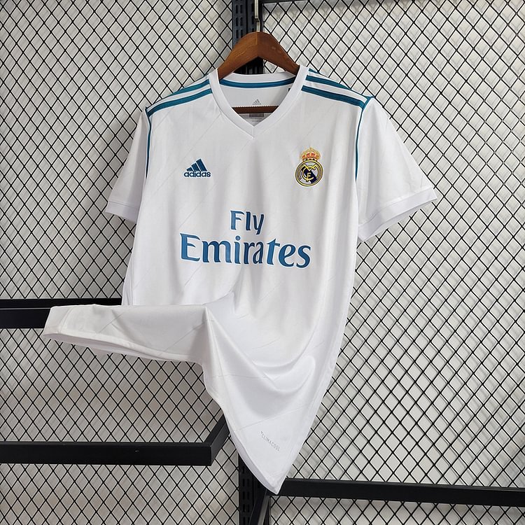 Retro 2017-18 Real Madrid home RONALDO Benzema BALE Sergio Ramos ISCO KROOS MODRIC Football jersey retro