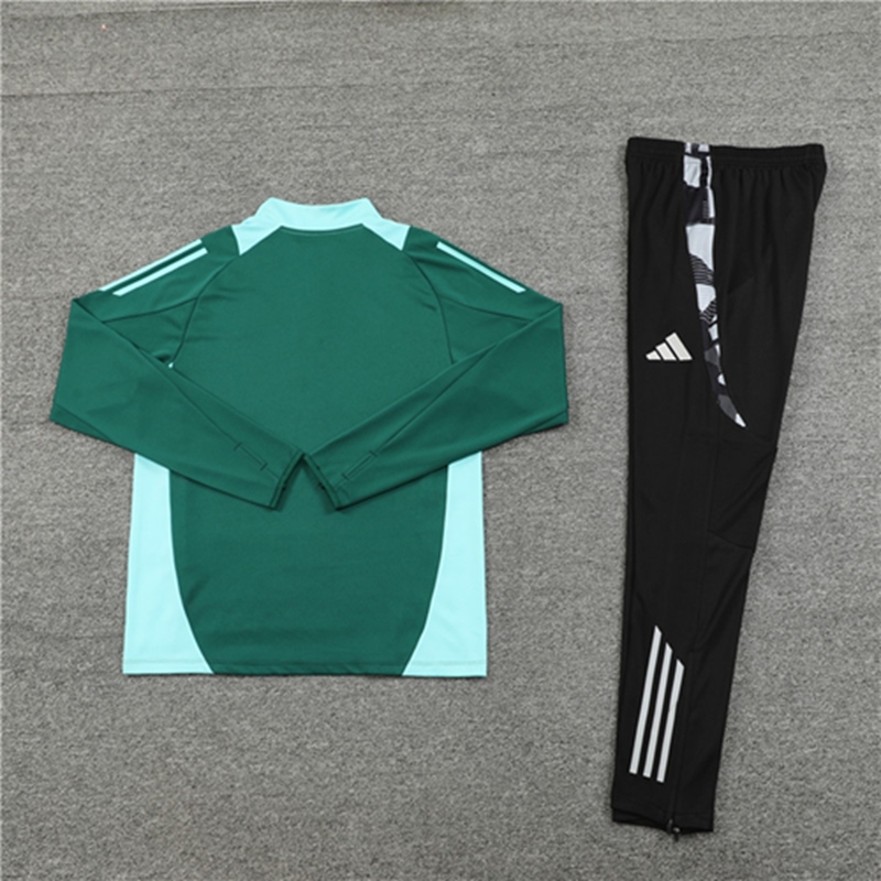 2024-25 Manchester United Green Long Sleeve Training Suit