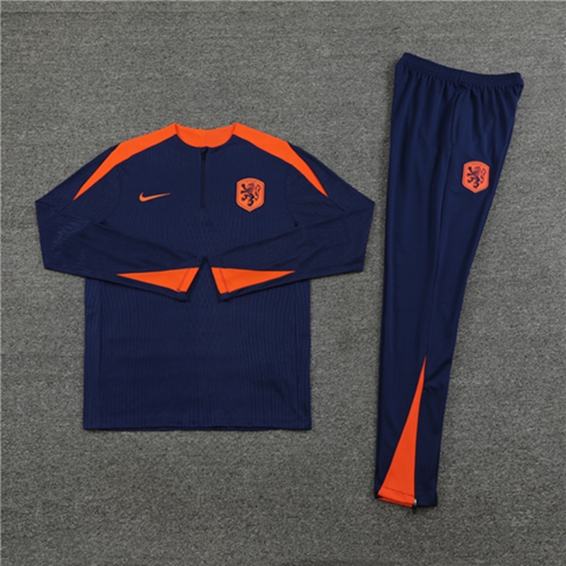 2024-25 Netherlands Royal BlueLong Sleeve Training Suit