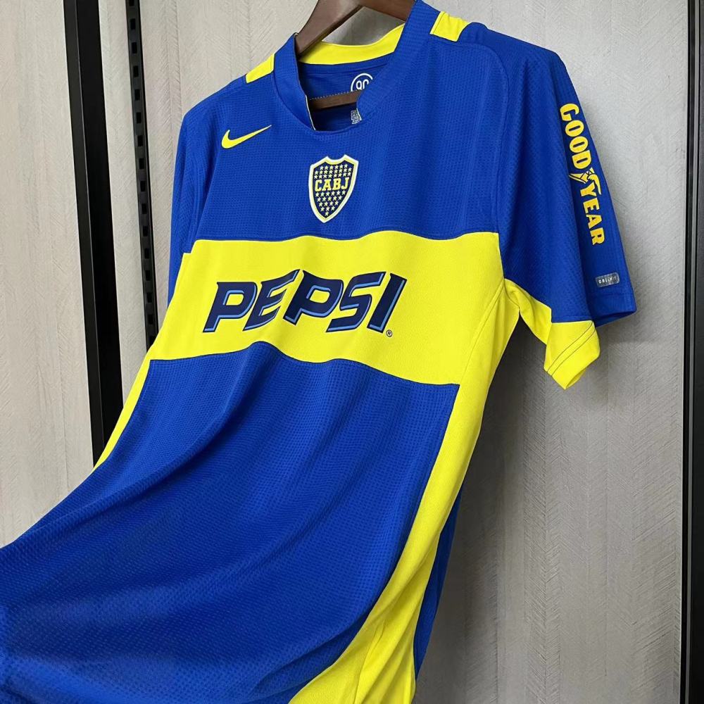 Retro 2004-05 Boca Juniors home Football jersey Retro