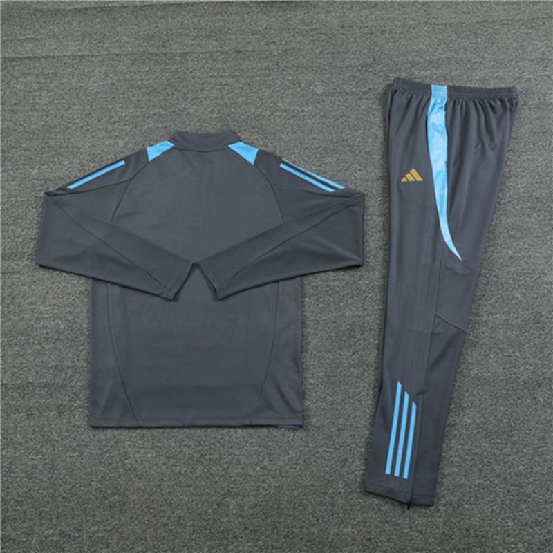 2024-25 Argentina Dark Grey Long Sleeve Training Suit