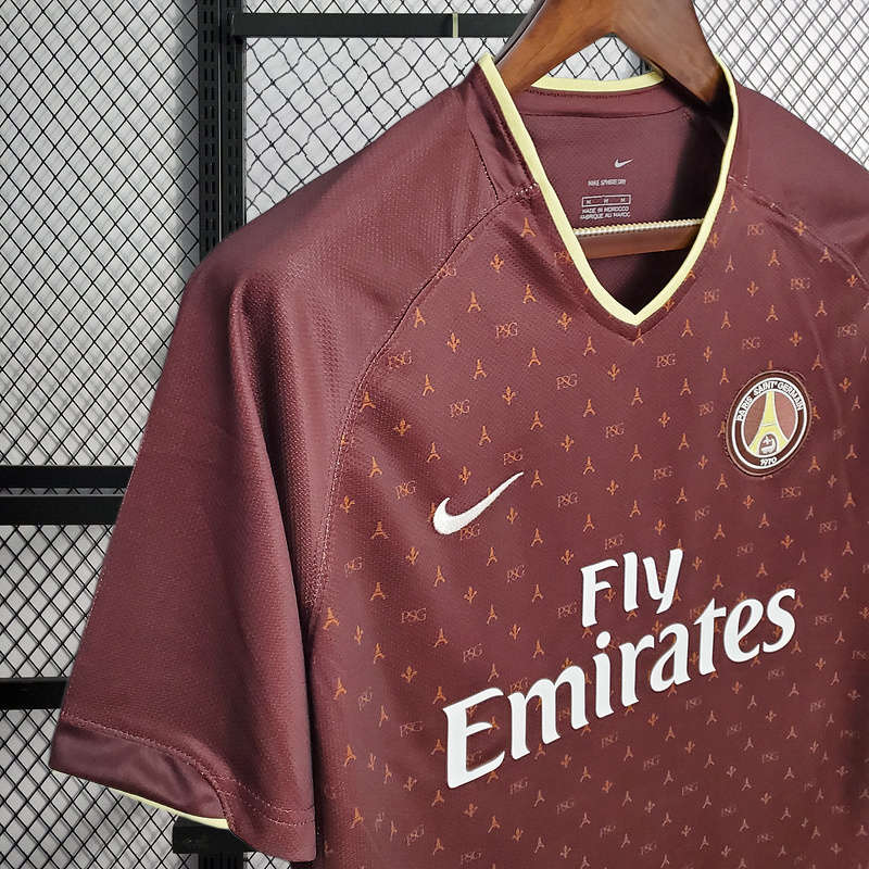 Retro 06-07 PSG Away Red Football jersey retro