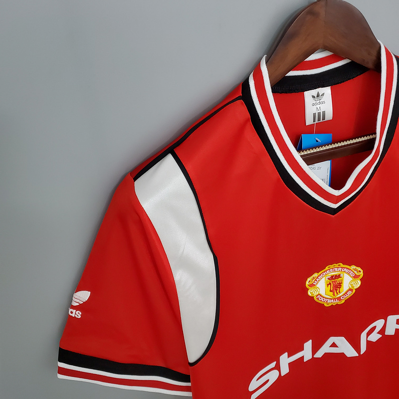 Retro Manchester United 1985-86 home  Football jersey retro