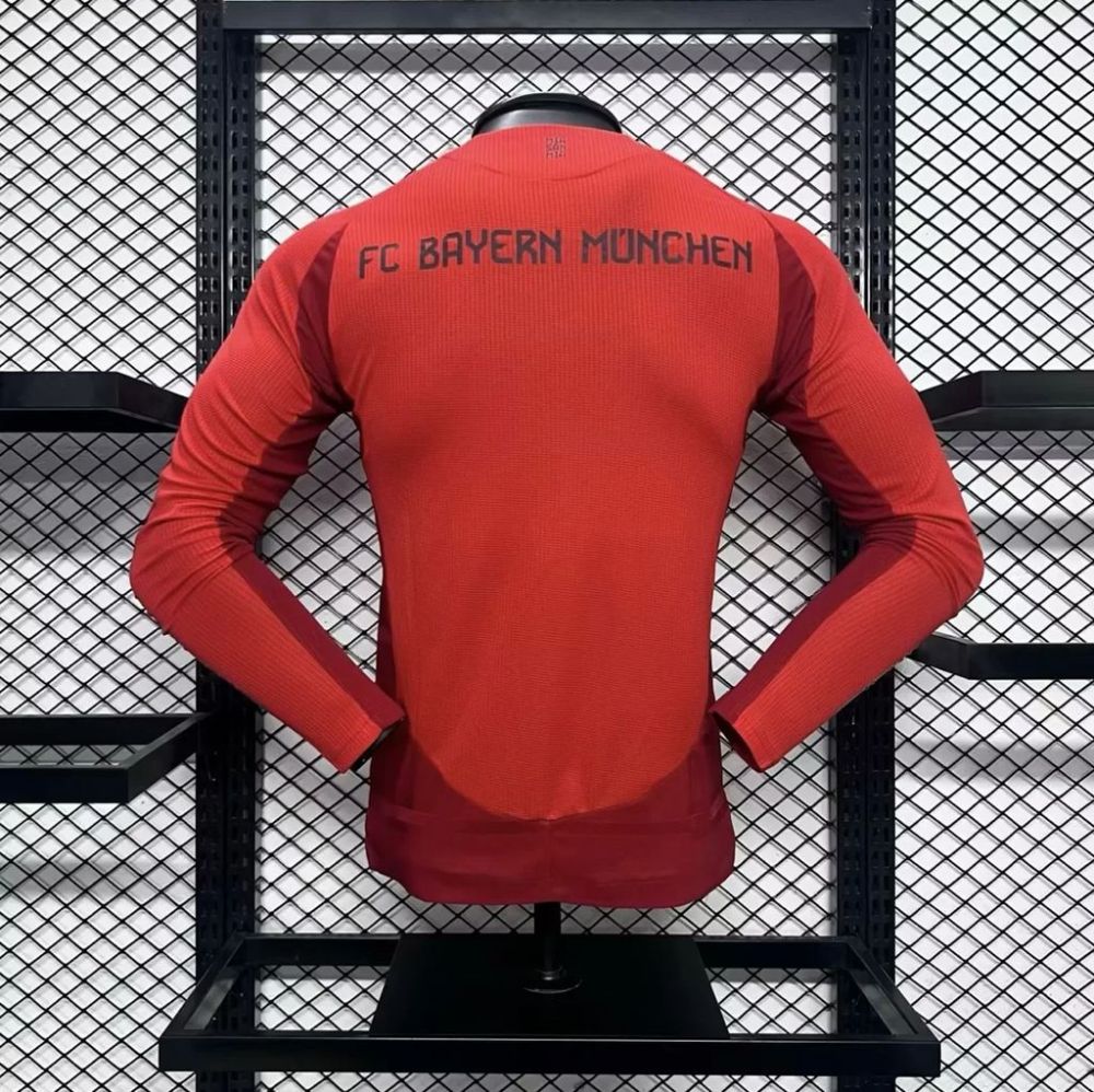2024-25 Bayern Munchen Home Player Long Sleeve Football jersey