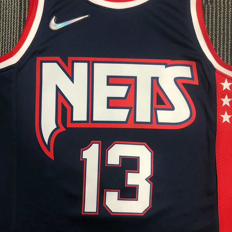 2022 NBA Brooklyn Nets (13 HARDEN) Basketball Jersey
