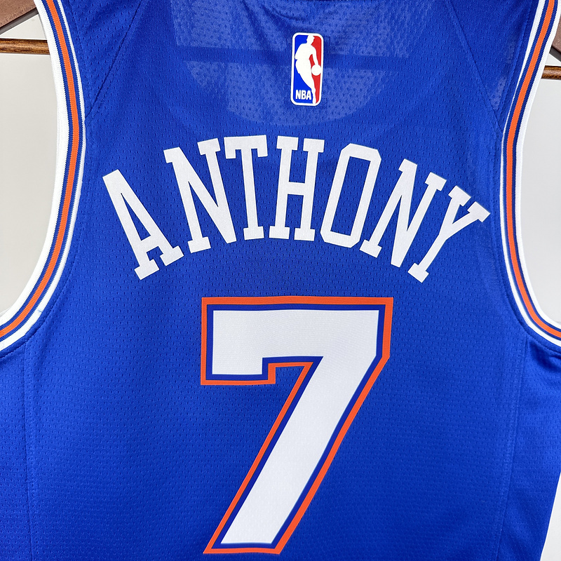 2021 New York Knicks 7 ANTHONY Basketball Jersey