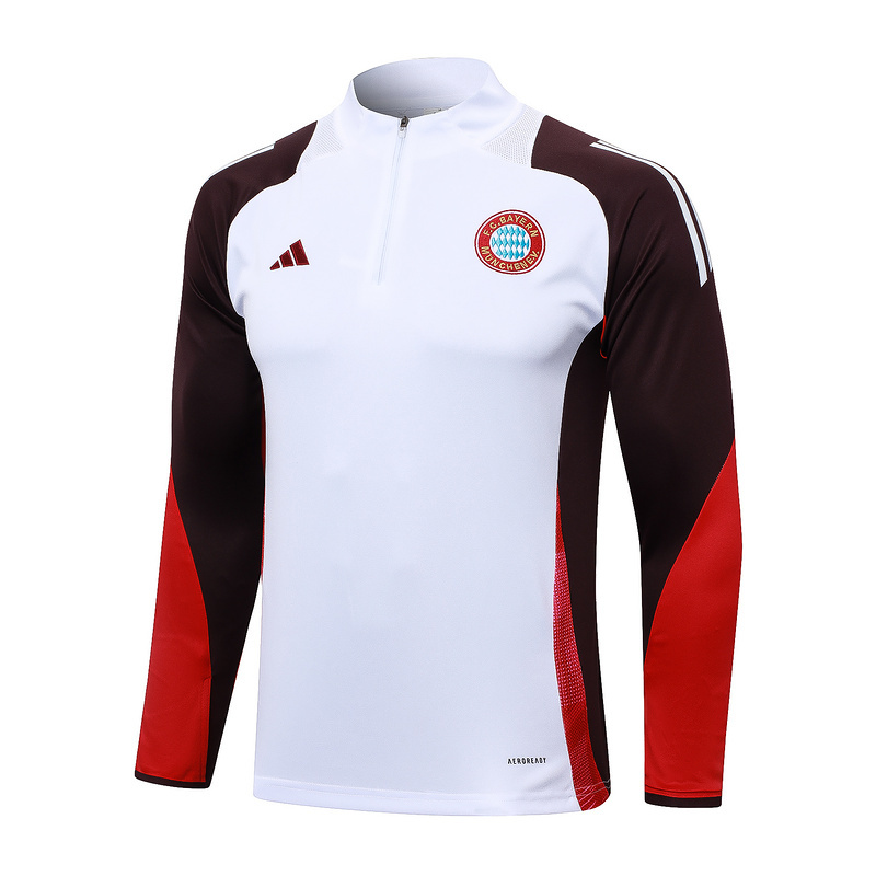 2024-25 Bayern Munchen Kids half pull training suit jersey set