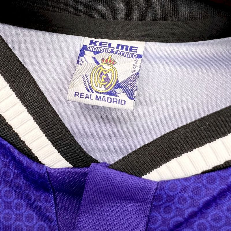 Retro 1997-98 Real Madrid away Football jersey retro