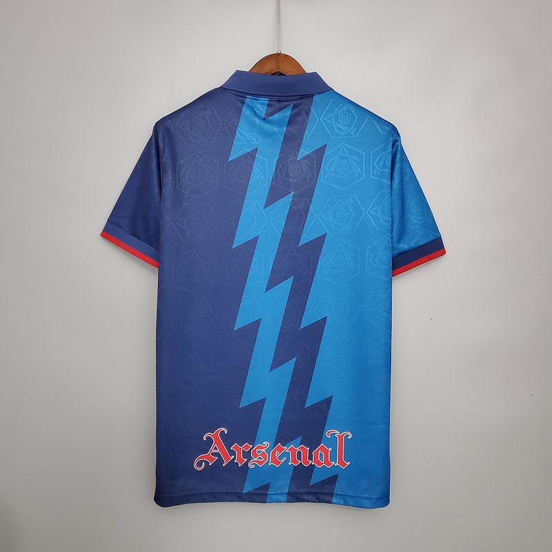 Retro 95-96 Arsenal away BERGKAMP ADAMS WRIGHT Football jersey retro
