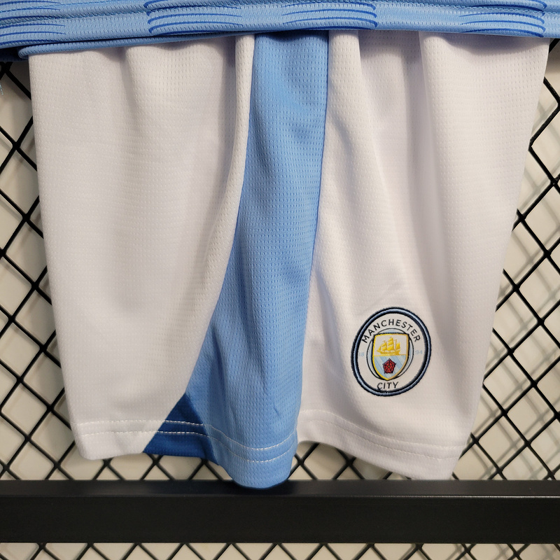 2023-24 Kids Manchester City Home Football jersey