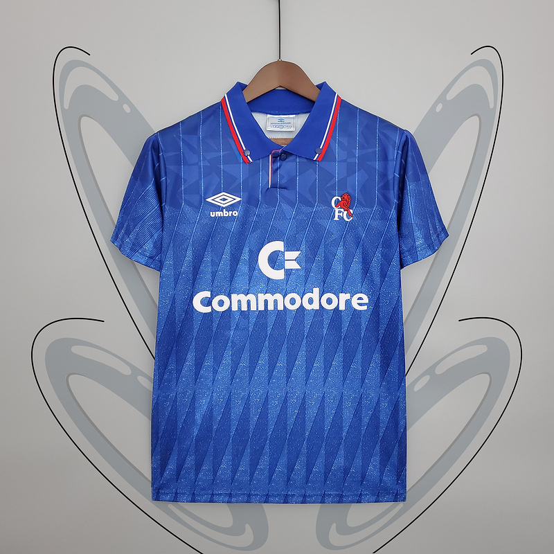 Retro 1989-91 Chelsea home Football jersey retro
