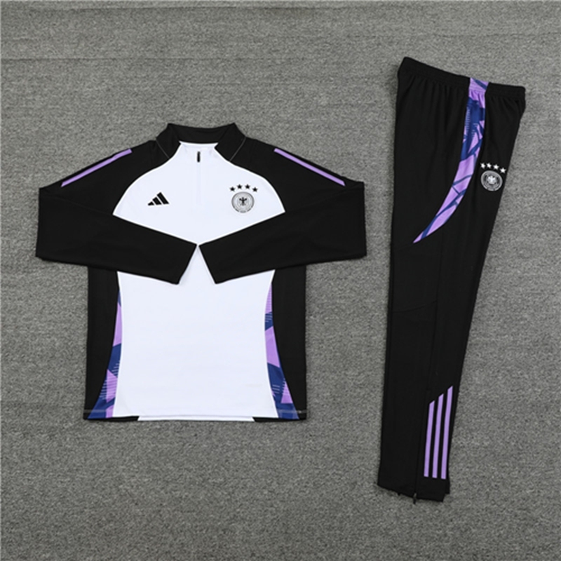 2024-25 Germany White Long Sleeve Training Suit