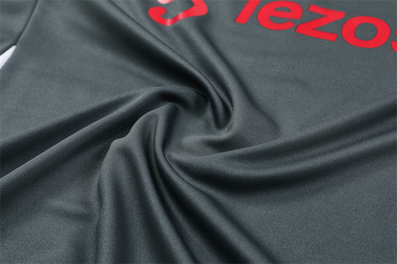 2024-25 Manchester United Dark Gray Long Sleeve Training Suit