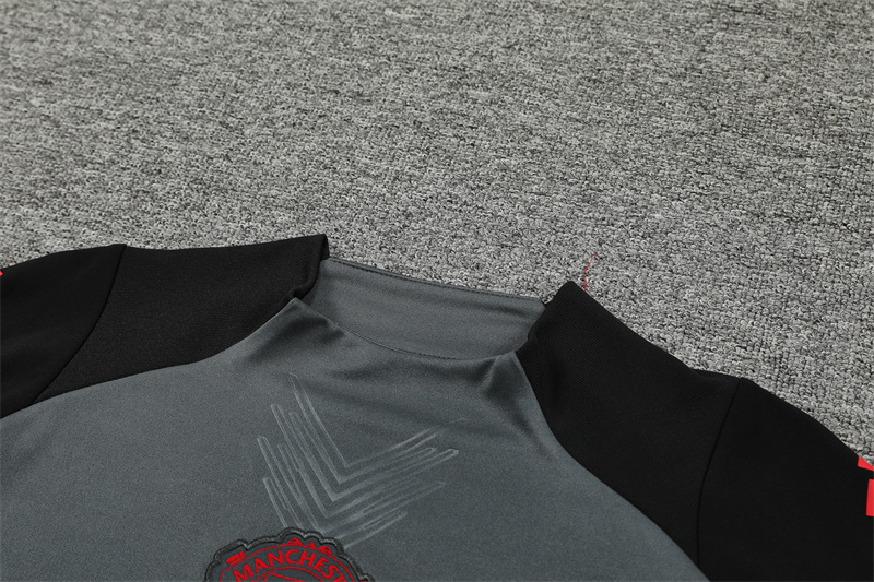 2024-25 Manchester United Dark Grey [Player] Long Sleeve Training Suit