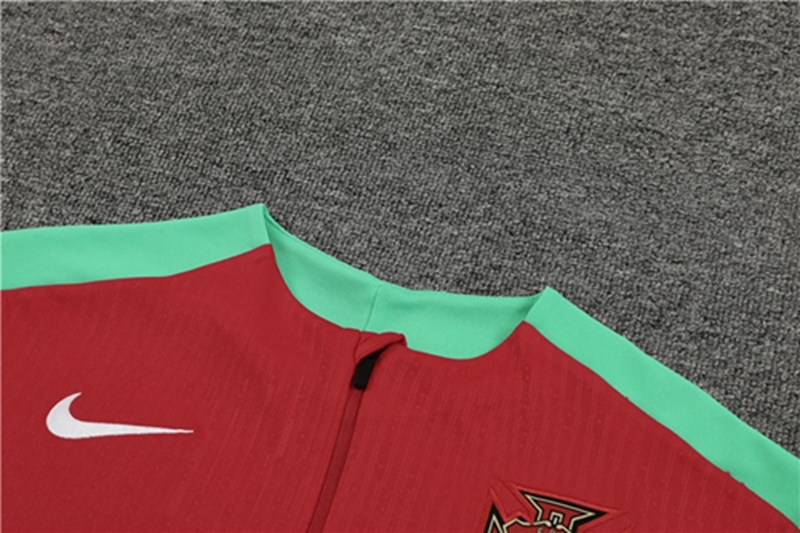2024-25 Portugal Red【Player】 Long Sleeve Training Suit