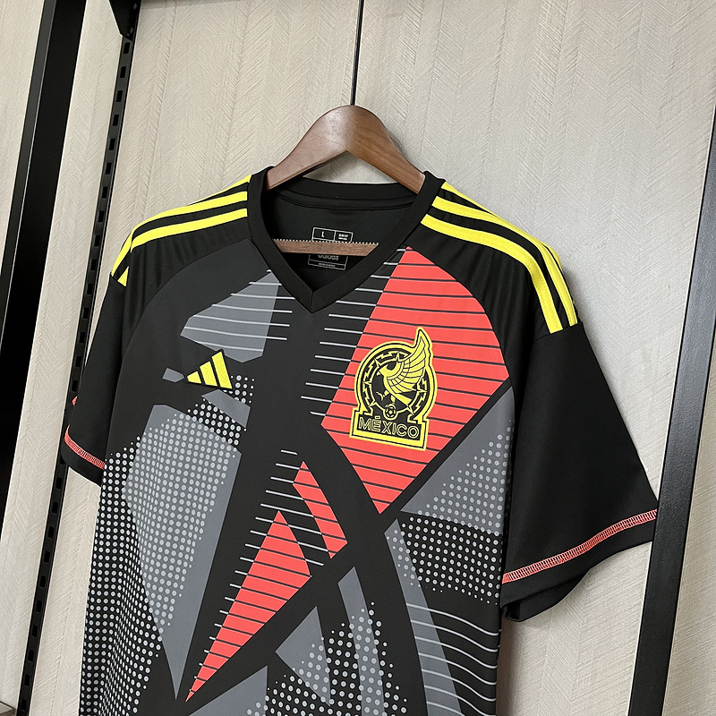 2024-25 Mexico Goalkeeper Black Football jersey