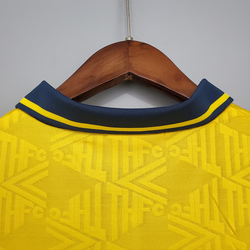 Retro Tottenham 1992-94 Away Yellow Football jersey retro