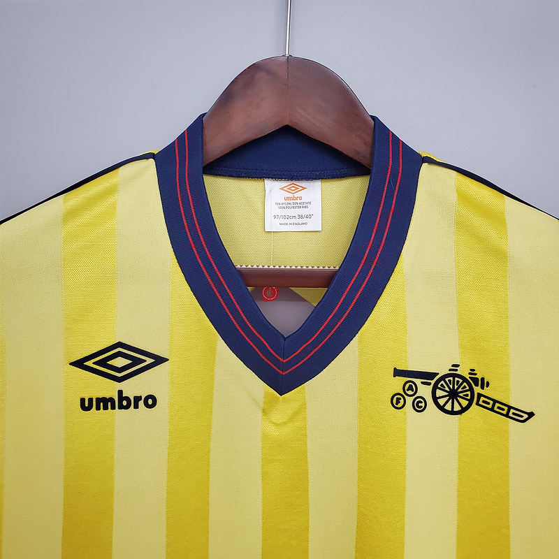 Retro 83-86 Arsenal away Football jersey retro
