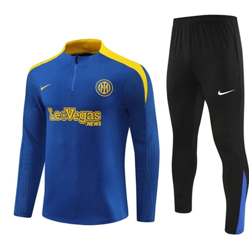 2024-25 Inter Milan Blue【Player】 Long Sleeve Training Suit