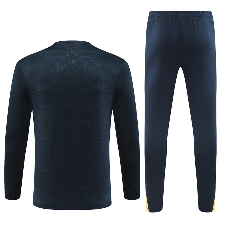 2024-25 Barcelona Half-Pull Training Suit Jersey Set
