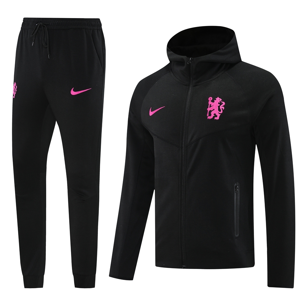 2024-25 Chelsea 01 Black Hoodie jacket suit