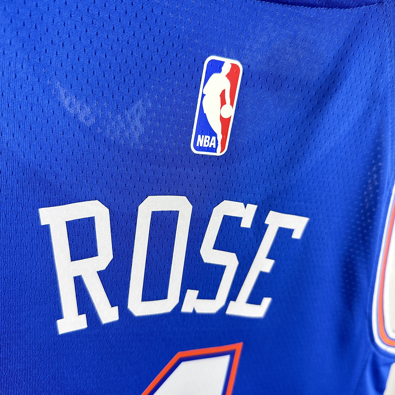 2021 New York Knicks 4 ROSE Basketball Jersey